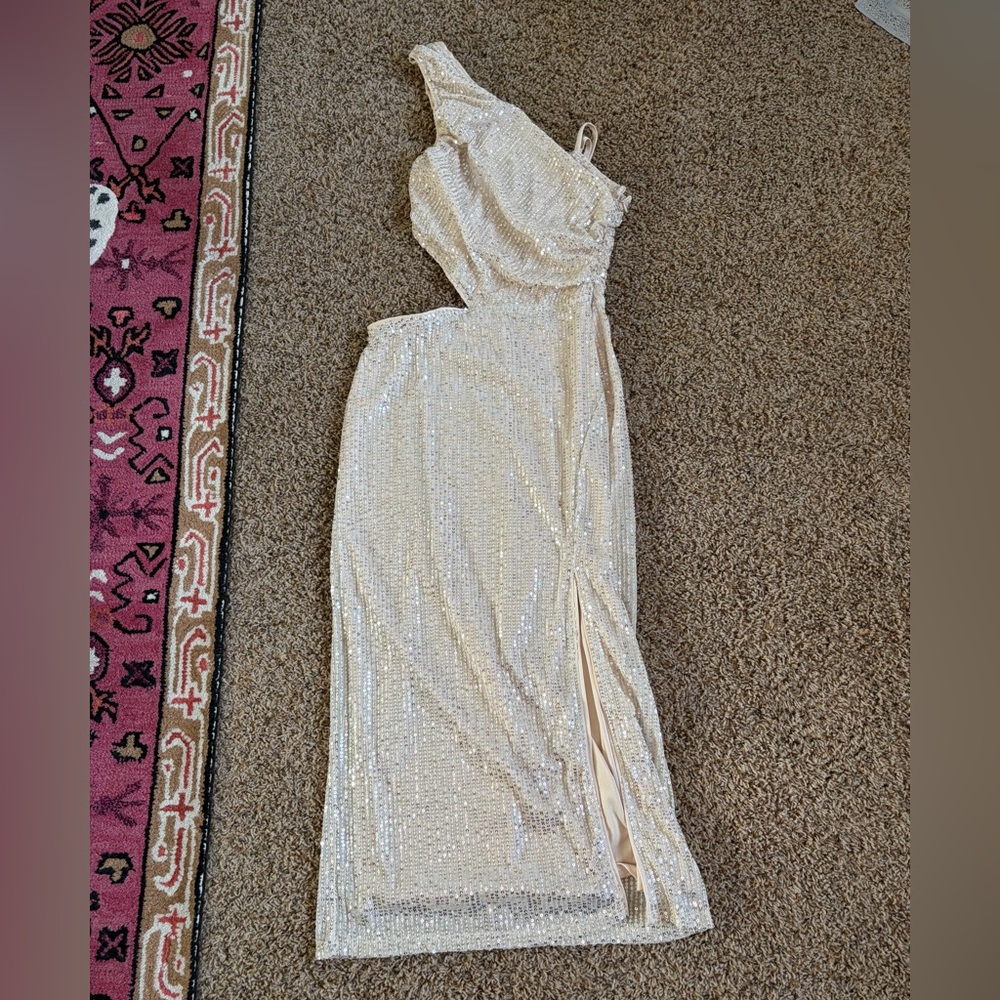 Altar’d State One Shoulder Sequin Dress